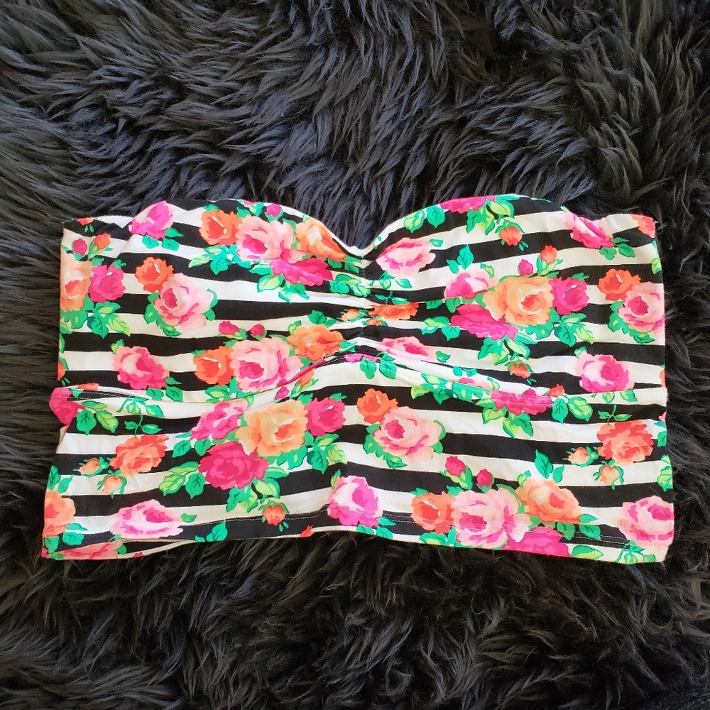 Victoria's Secret Pink Striped Bandeau
